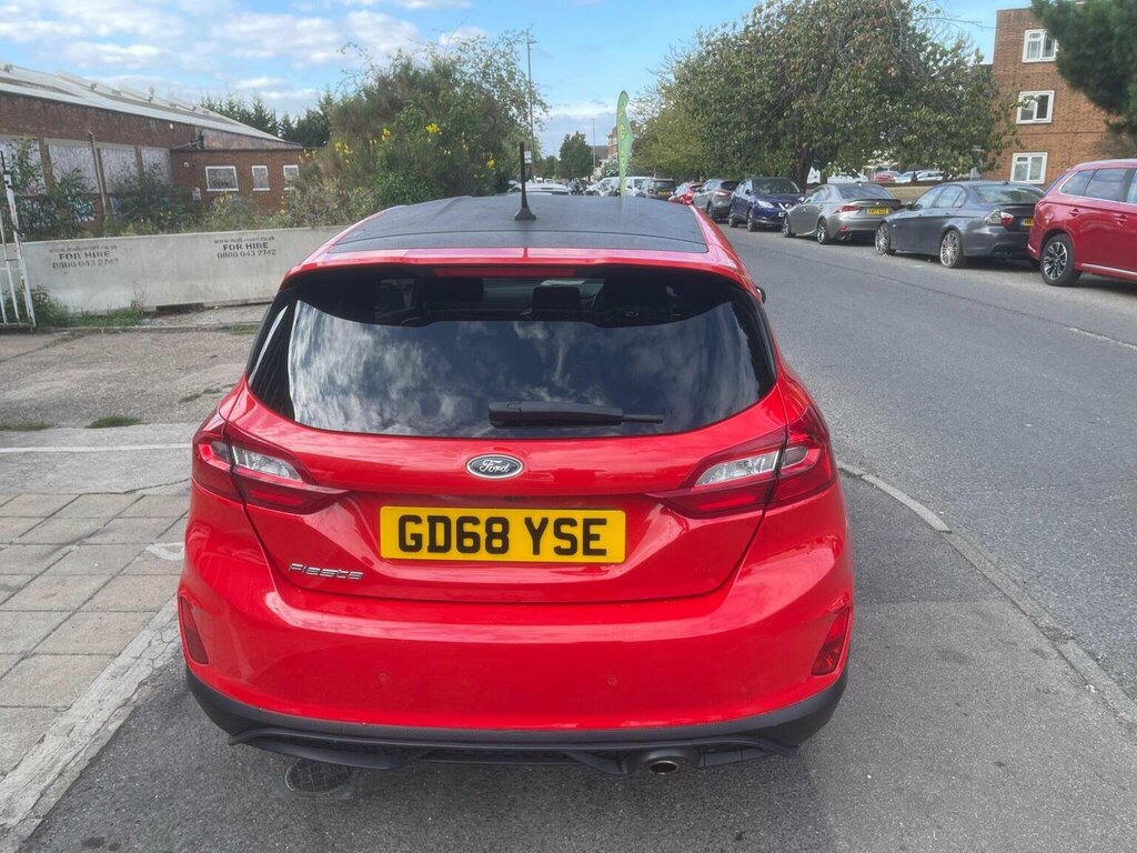 Ford Fiesta Hatchback 1.0T Ecoboost St-line Euro 6 Ss GD68YSE Red #5