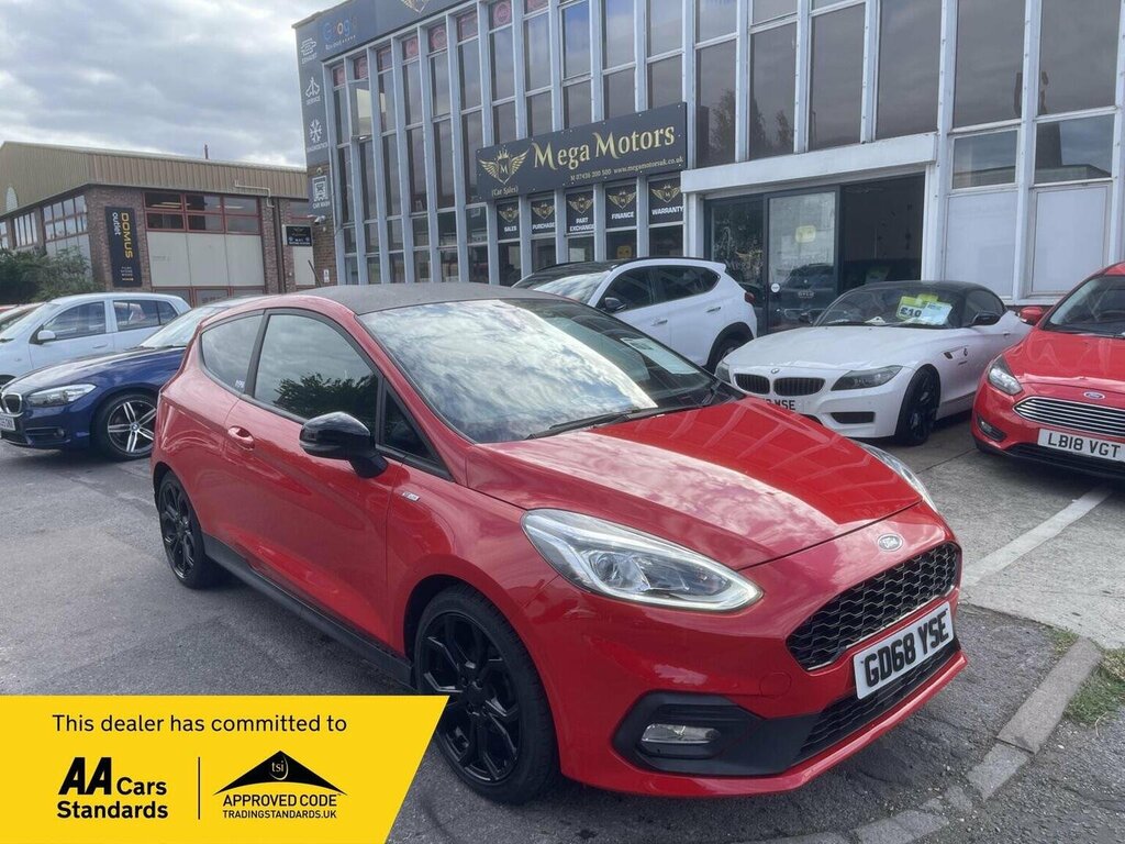 Ford Fiesta Hatchback 1.0T Ecoboost St-line Euro 6 Ss Red
