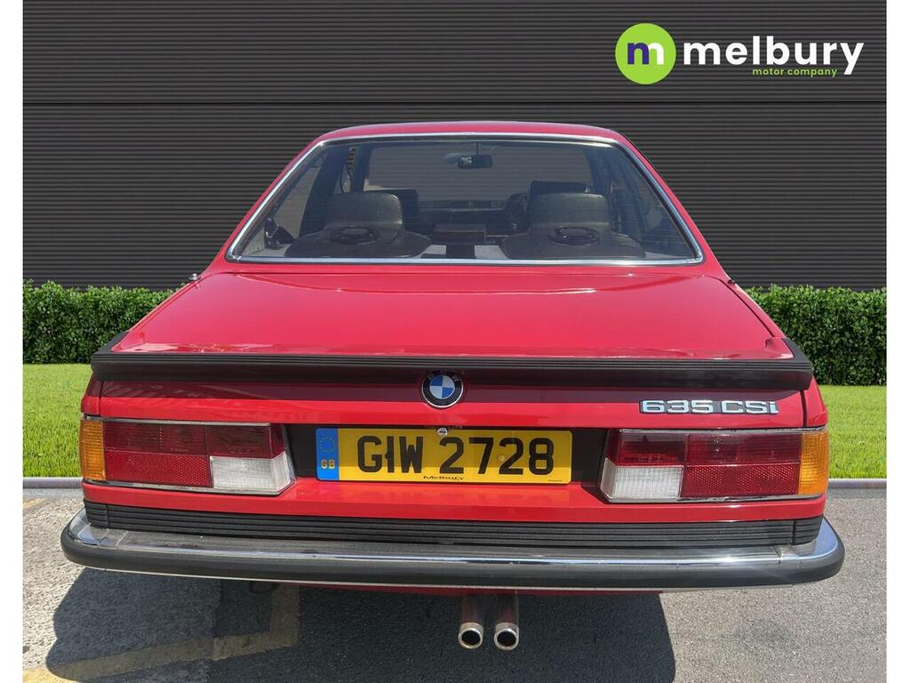 BMW 6 Series 635 Csi 3.4 Saloon Saloon Aut Red #5