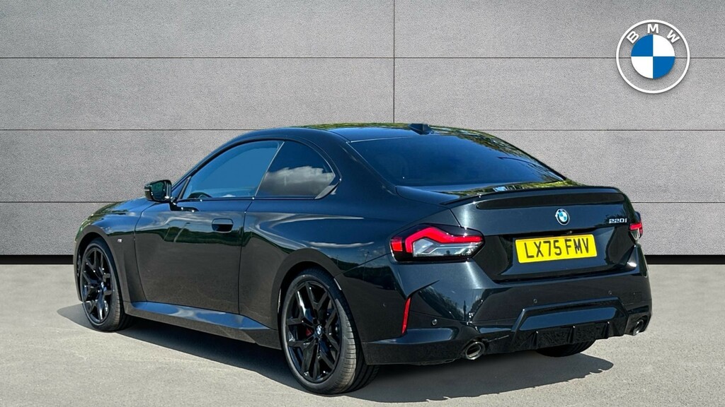 BMW 2 Series Gran Coupe 220I M Sport Coupe LX75FMV Black #2