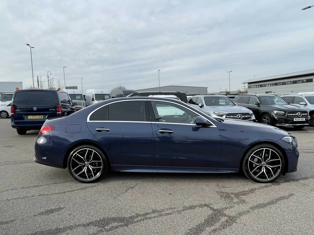 Mercedes-Benz C Class 2.0 C220dh Mhev Amg Line Premium Plus Saloon KT74CDO Blue #2
