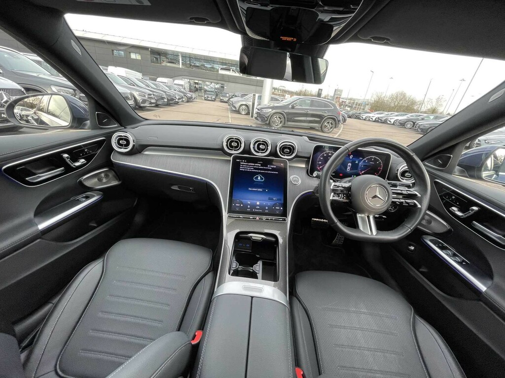 Mercedes-Benz C Class 2.0 C220dh Mhev Amg Line Premium Plus Saloon KT74CDO Blue #6