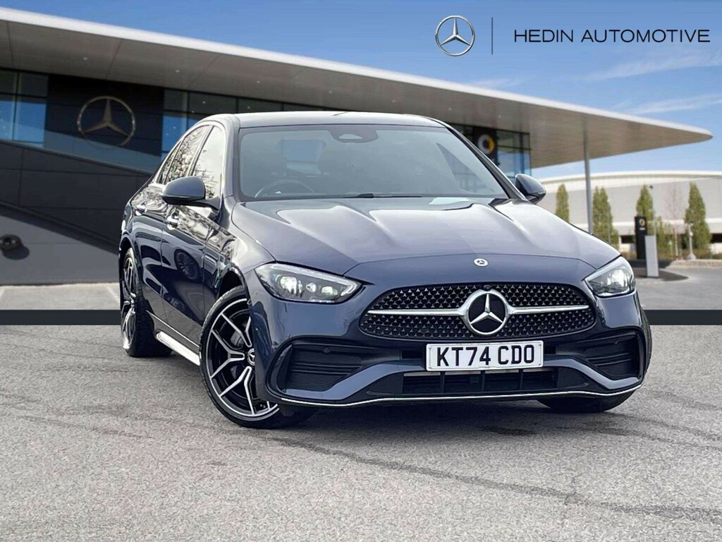 Mercedes-Benz C Class 2.0 C220dh Mhev Amg Line Premium Plus Saloon Blue