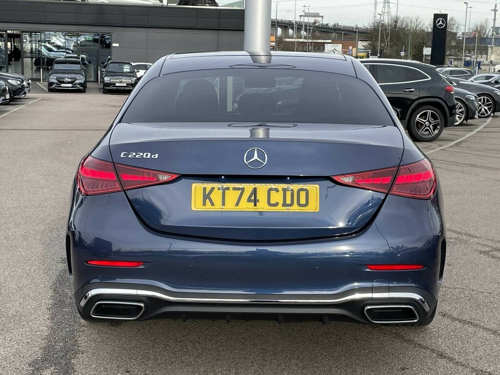 Mercedes-Benz C Class 2.0 C220dh Mhev Amg Line Premium Plus Saloon KT74CDO Blue #5