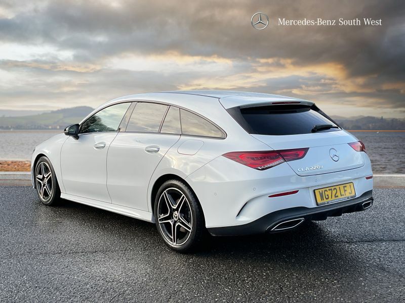 Mercedes-Benz CLA Class Estate White #2