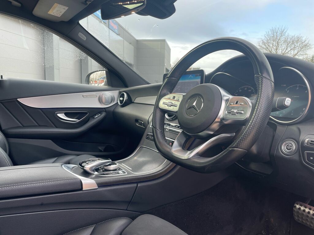 Mercedes-Benz C Class 2.0 C220d Amg Line Premium Plus G-tronic Euro 6 RJ19ZHW Black #5