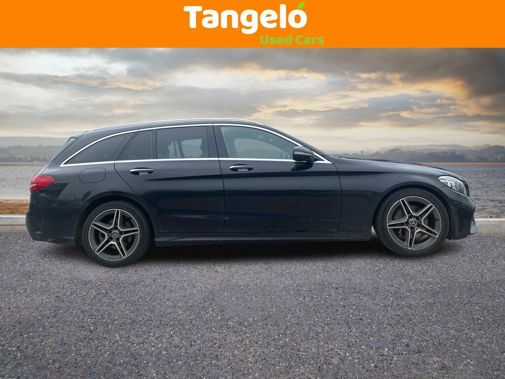 Mercedes-Benz C Class 2.0 C220d Amg Line Premium Plus G-tronic Euro 6 RJ19ZHW Black #3