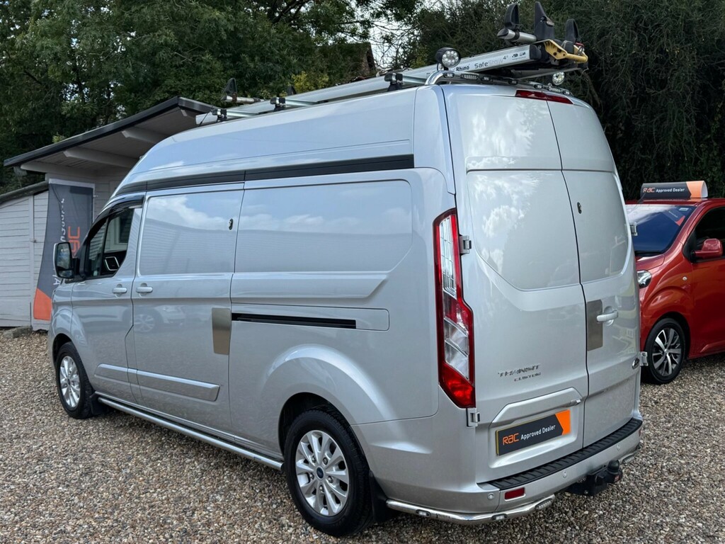 Ford Transit Custom 2.0 300 Ecoblue Limited L2 H2 Euro 6 Ss AD22HGF Silver #5