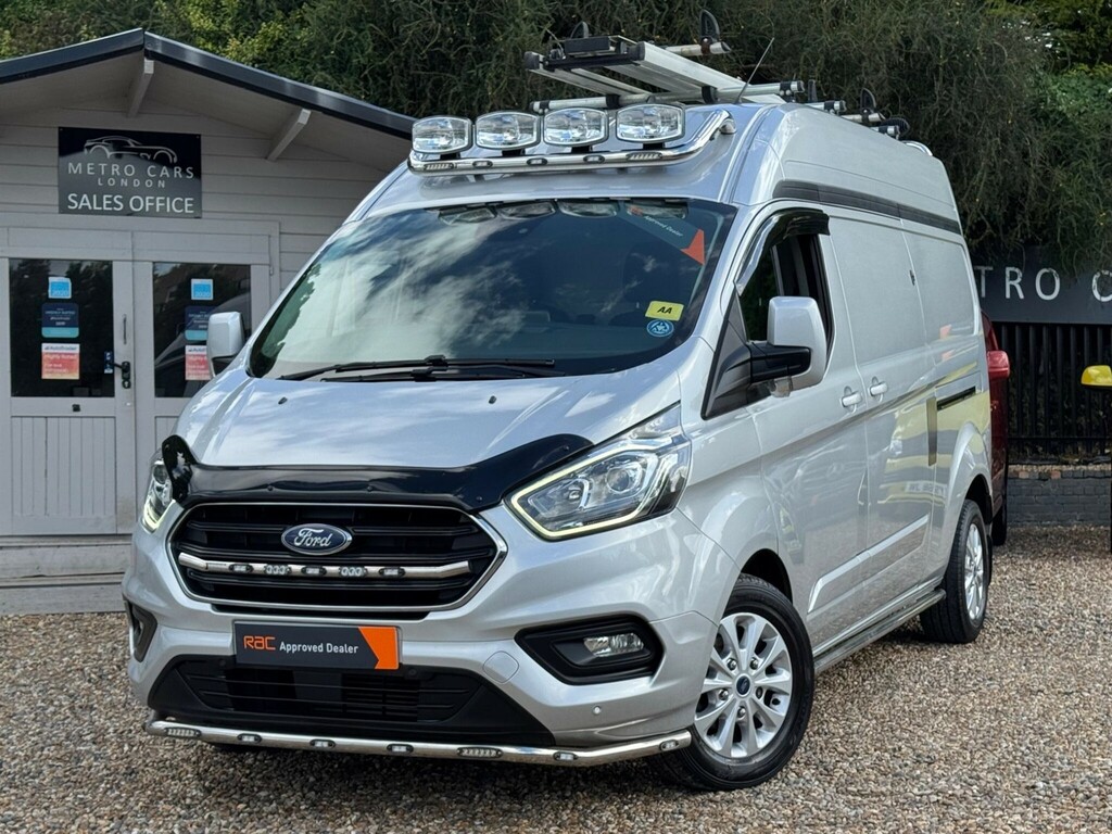 Ford Transit Custom 2.0 300 Ecoblue Limited L2 H2 Euro 6 Ss AD22HGF Silver #3