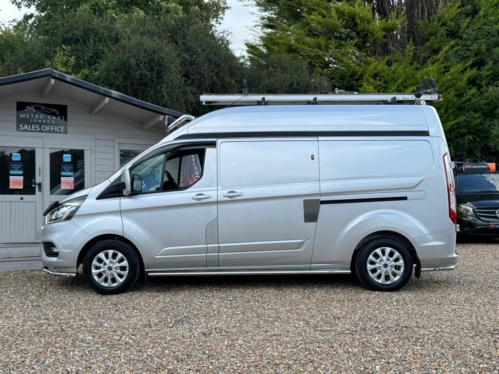 Ford Transit Custom 2.0 300 Ecoblue Limited L2 H2 Euro 6 Ss AD22HGF Silver #4