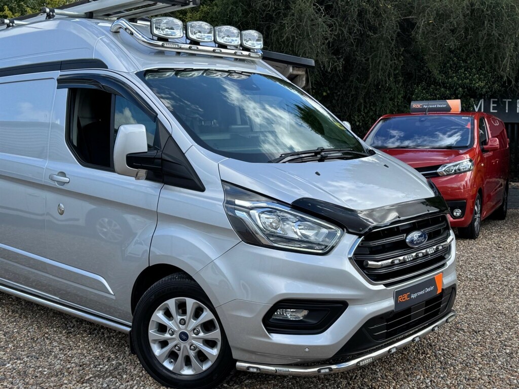Ford Transit Custom 2.0 300 Ecoblue Limited L2 H2 Euro 6 Ss AD22HGF Silver #6