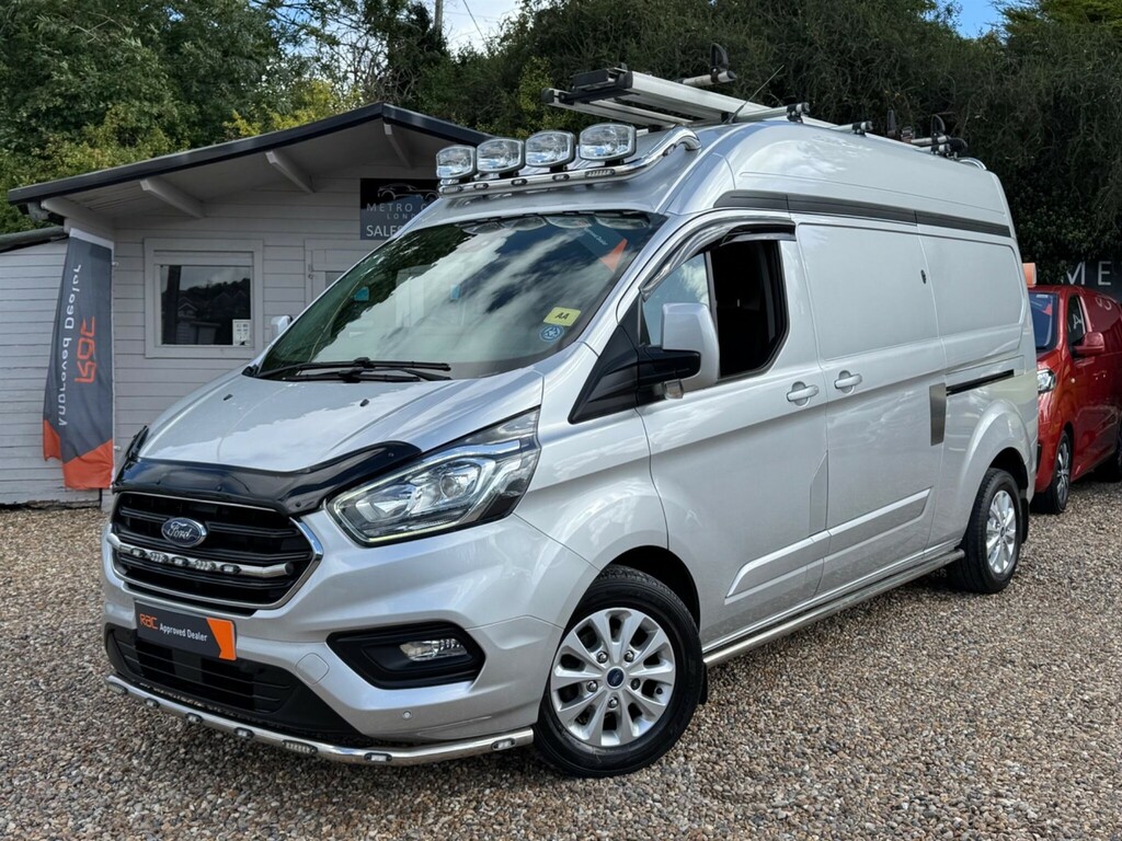 Ford Transit Custom 2.0 300 Ecoblue Limited L2 H2 Euro 6 Ss AD22HGF Silver #2