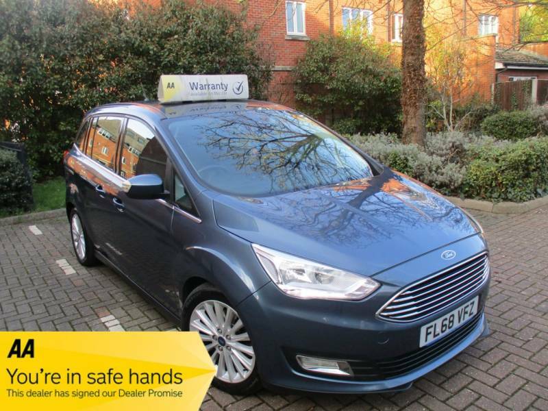 Ford Grand C-Max 1.5 Tdci Titanium 7 Seater Ulez Compliant Fsh Blue