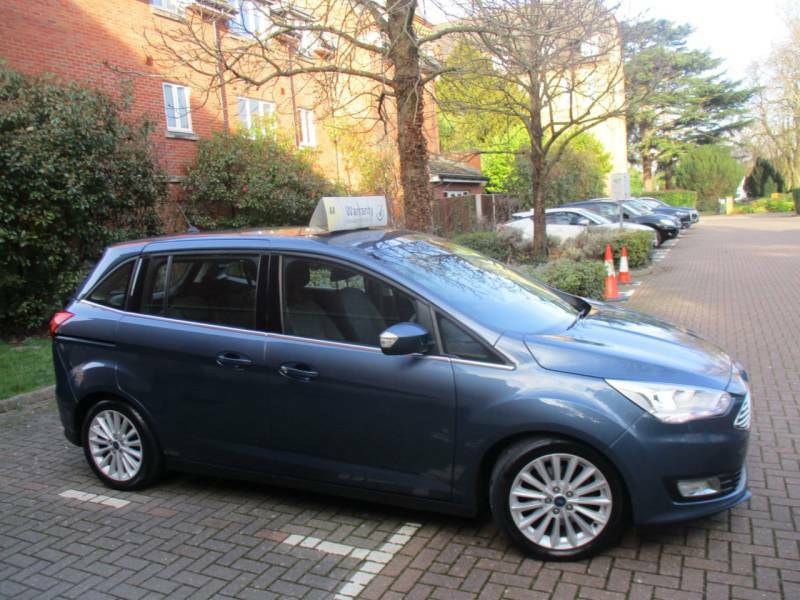 Ford Grand C-Max 1.5 Tdci Titanium 7 Seater Ulez Compliant Fsh FL68VFZ Blue #5