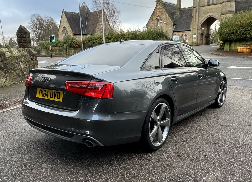 Audi A6 Saloon 2.0 Tdi Ultra Black Edition 2014 Grey #3