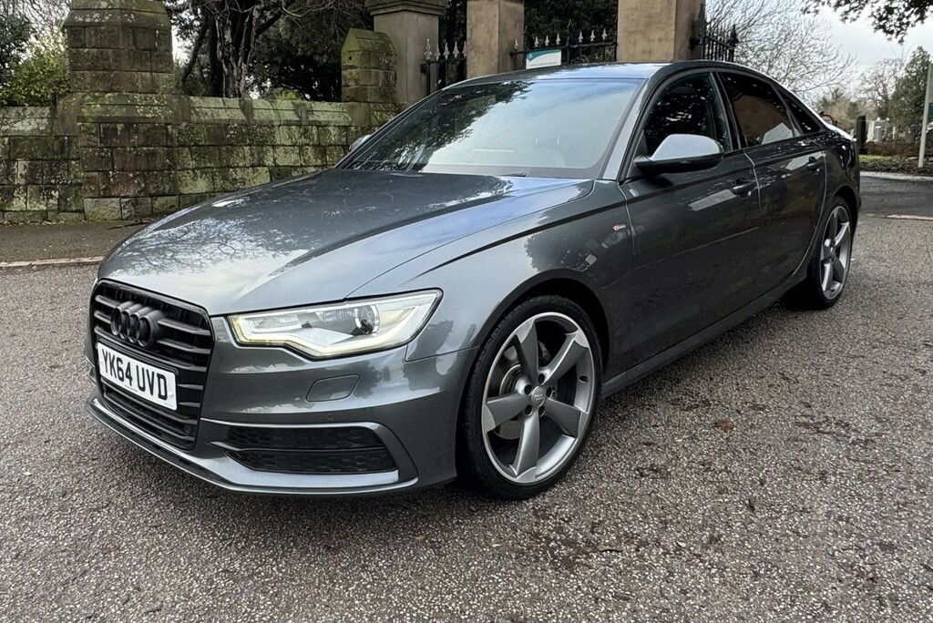 Audi A6 Saloon 2.0 Tdi Ultra Black Edition 2014 Grey #6