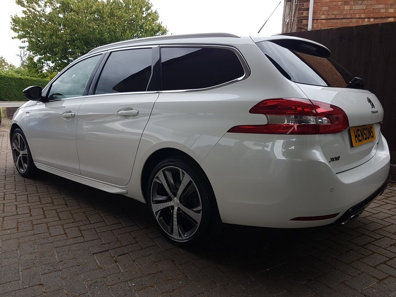Peugeot 308 SW Blue Hdi S S White #3