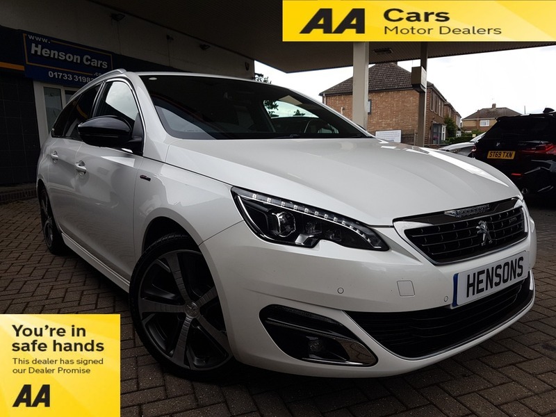 Peugeot 308 SW Blue Hdi S S White