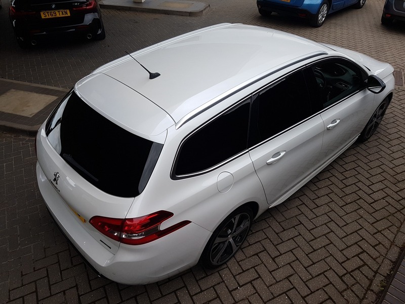Peugeot 308 SW Blue Hdi S S White #5