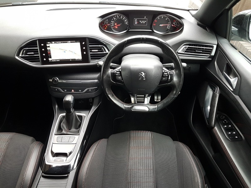 Peugeot 308 SW Blue Hdi S S White #4