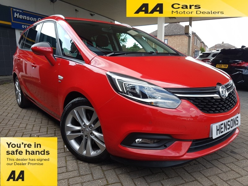 Vauxhall Zafira Sri Cdti S S Red