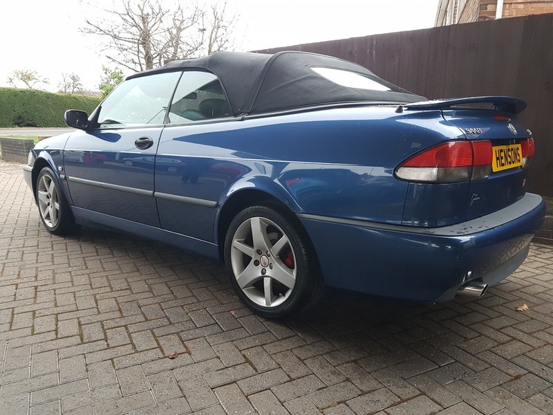 Saab 9-3 Aero Hot Blue #3