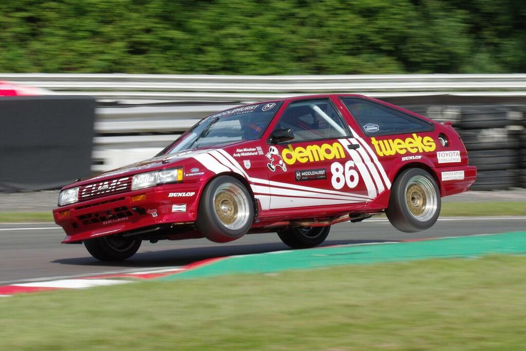 Toyota Corolla Ae86 Group A Touring Car Ex. Btcc Red #2