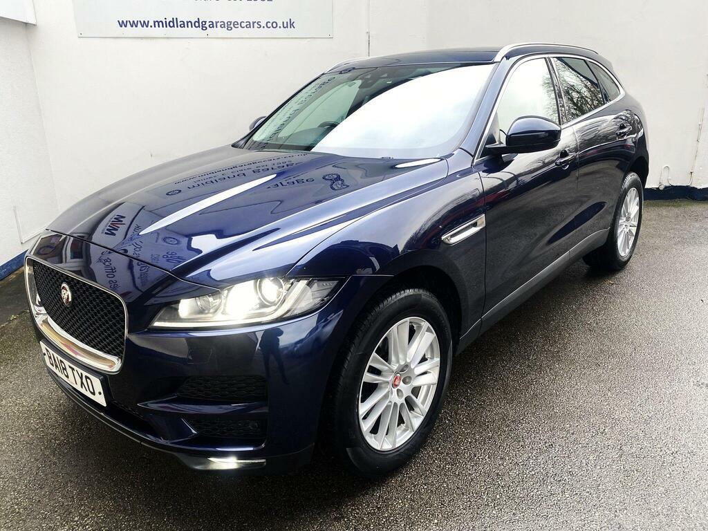 Jaguar F-Pace 2.0 D180 Portfolio Awd Euro 6 S S Blue #4
