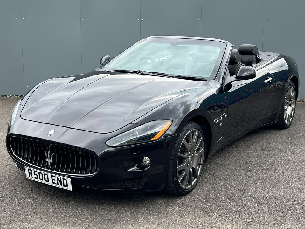 Maserati GranCabrio 4.7 V8 Convertible 4 Seat In Excel Black #3