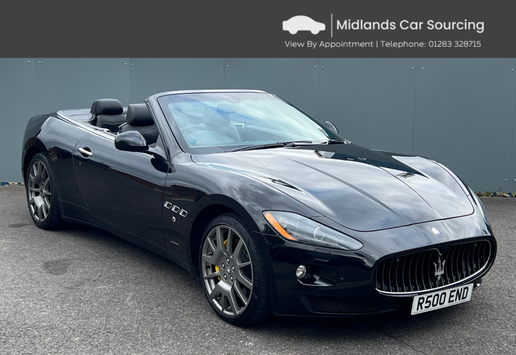 Maserati GranCabrio 4.7 V8 Convertible 4 Seat In Excel Black