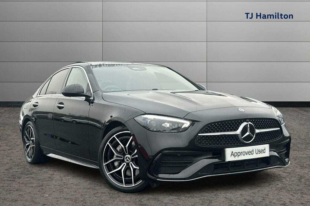 Mercedes-Benz C Class C220d Amg Line Premium Pan Roof 9G-tronic Black