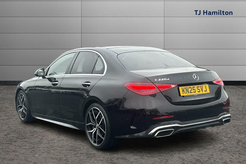 Mercedes-Benz C Class C220d Amg Line Premium Pan Roof 9G-tronic Black #3
