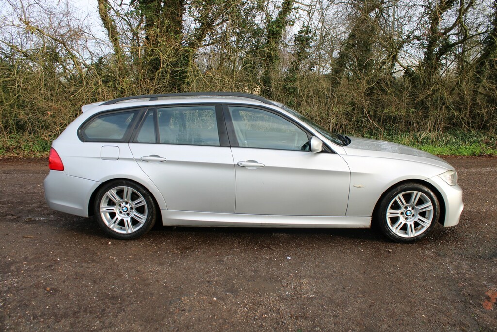 BMW 3 Series Estate 2.0 320D M Sport Touring 2010 YD10CNX Silver #2