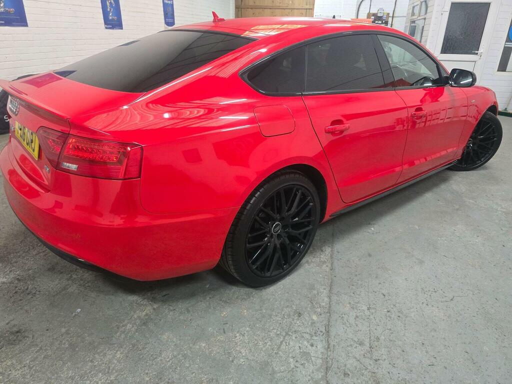 Audi A5 Hatchback 2.0 Tdi Black Edition Plus Sportback Mul PL16ORJ Red #6