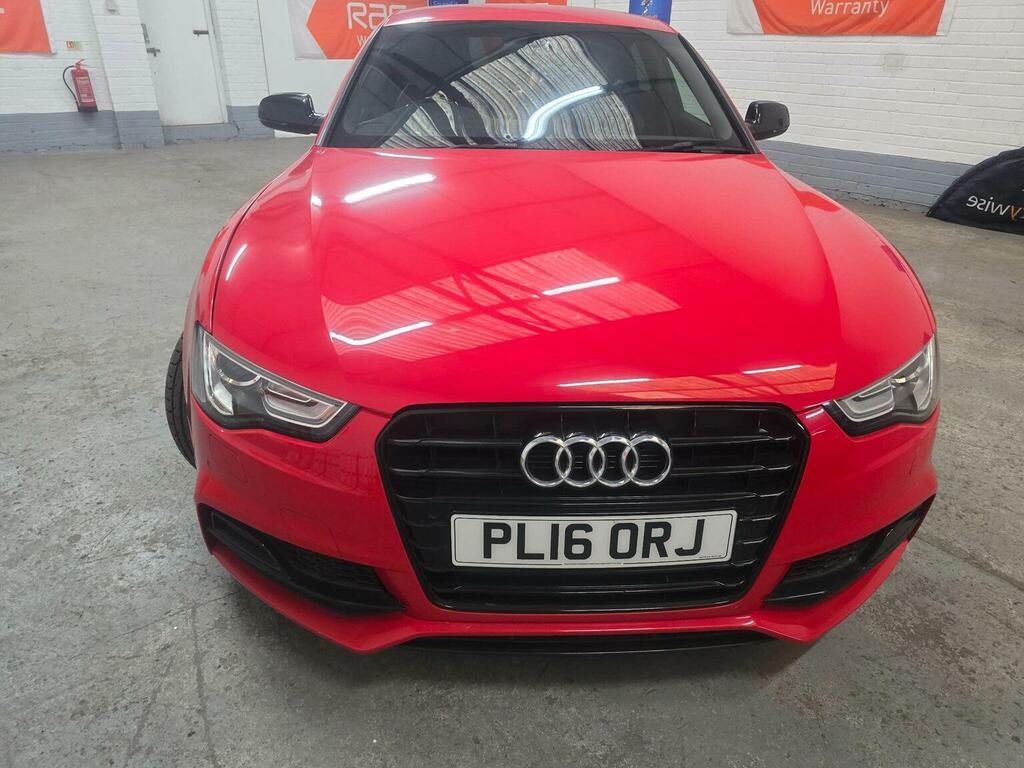 Audi A5 Hatchback 2.0 Tdi Black Edition Plus Sportback Mul PL16ORJ Red #3