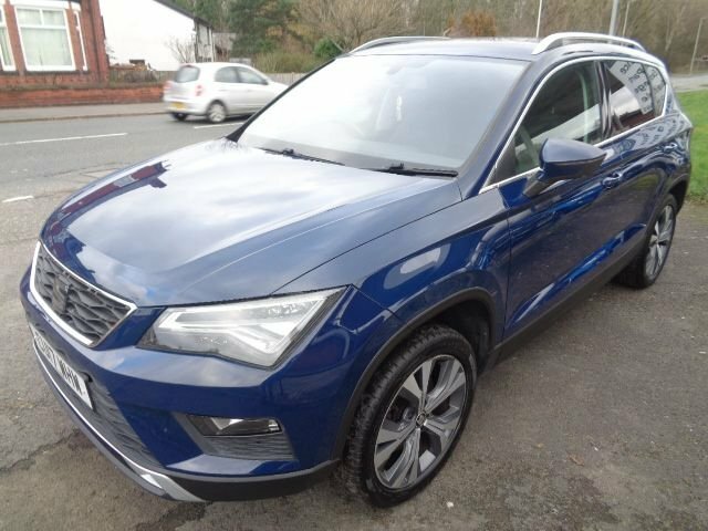 Seat Ateca 1.6 Tdi Ecomotive Se Technology Suv Man CU17WHW Blue #4