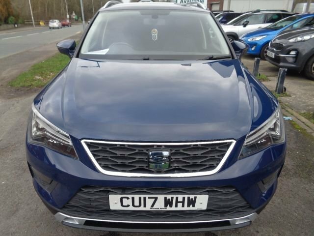 Seat Ateca 1.6 Tdi Ecomotive Se Technology Suv Man CU17WHW Blue #3