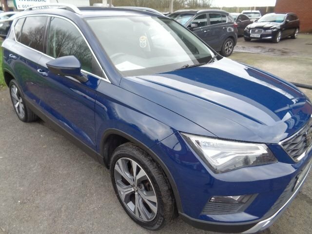 Seat Ateca 1.6 Tdi Ecomotive Se Technology Suv Man CU17WHW Blue #2