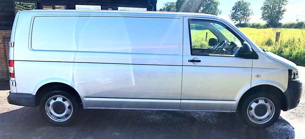 Volkswagen Transporter Panel Van 2.0 Tdi Lwb T30 180 Bhp Pv 201261 Silver #5