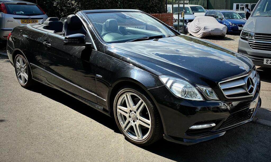 Mercedes-Benz E Class Convertible 2.1 E220 Cdi Blueefficiency Sport Edit Black