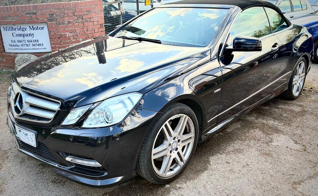 Mercedes-Benz E Class Convertible 2.1 E220 Cdi Blueefficiency Sport Edit Black #6