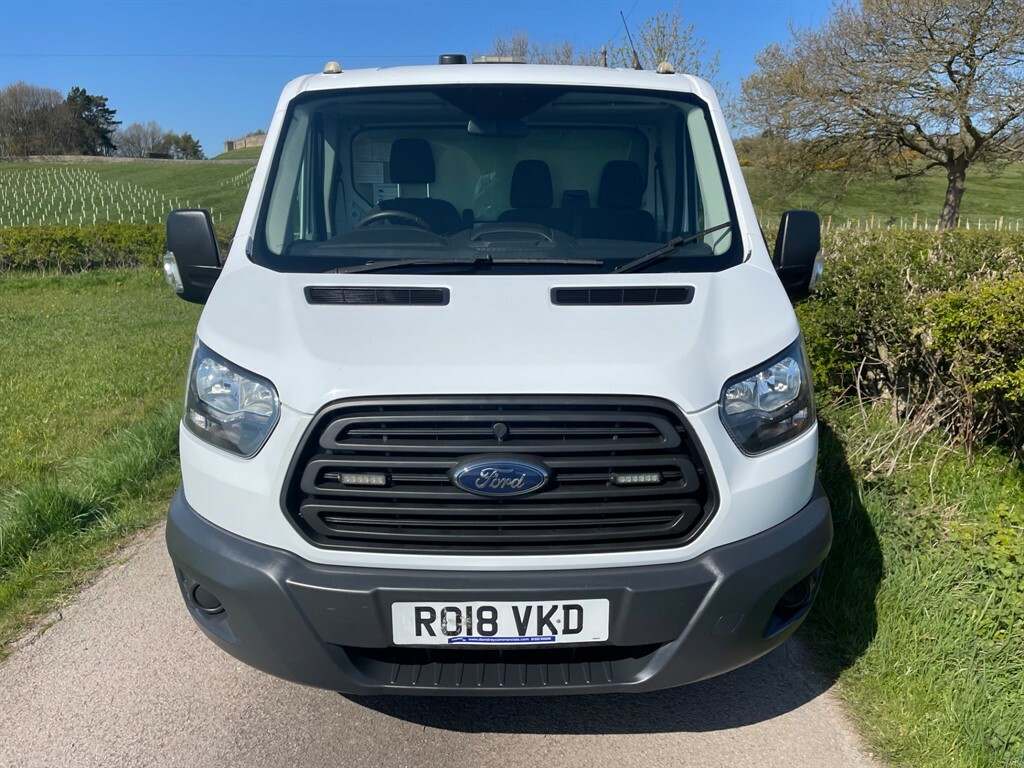 Ford Transit Custom Hi-ab Crane Winch Toolbox Dropside 1 Company Owner RO18VKD White #4