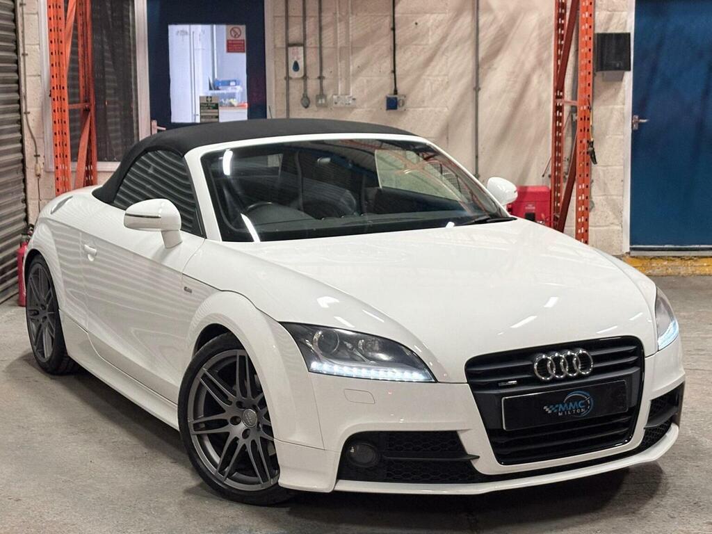 Audi TT Convertible 2.0 Tdi Black Edition Roadster S Troni White #3