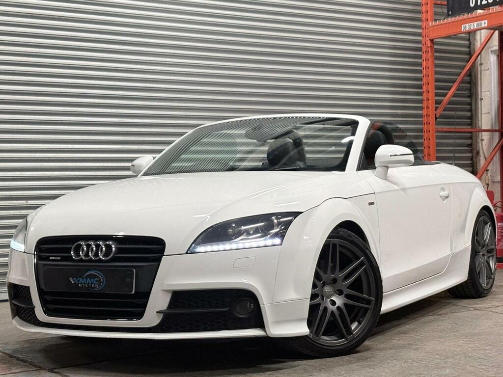 Audi TT Convertible 2.0 Tdi Black Edition Roadster S Troni White #4