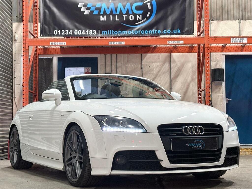 Audi TT Convertible 2.0 Tdi Black Edition Roadster S Troni White