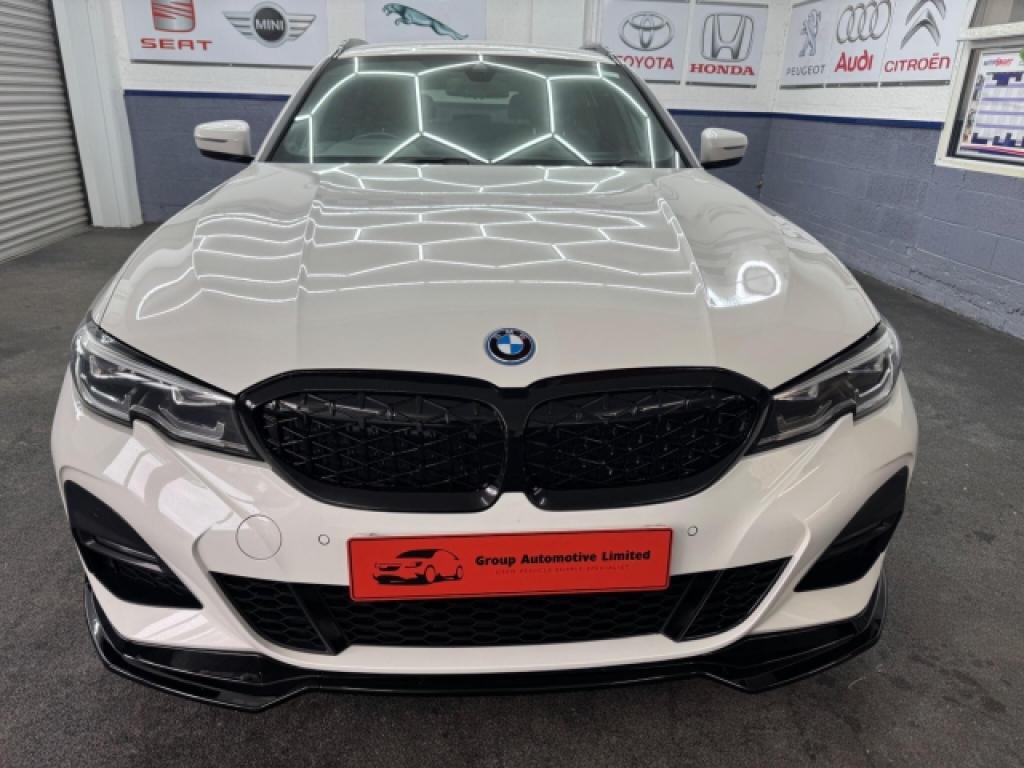 BMW 3 Series 2.0 330E 12Kwh M Sport Touring Euro 6 S S MM71KXZ White #2