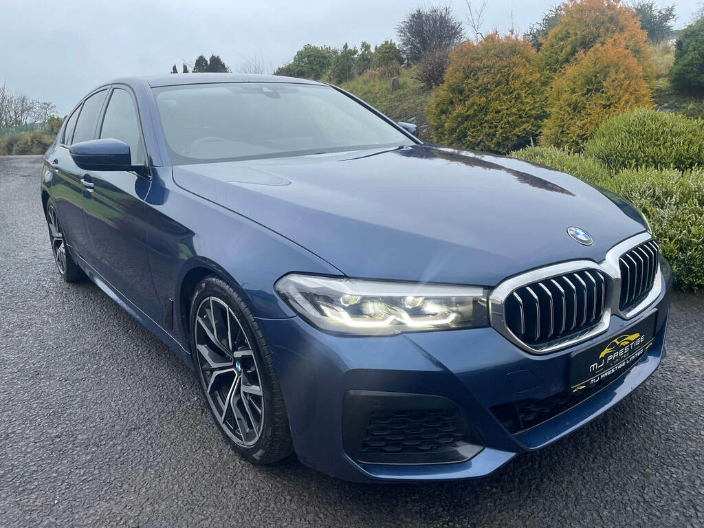 BMW 5 Series 520D Mht M Sport Step LB71GKK Blue #3