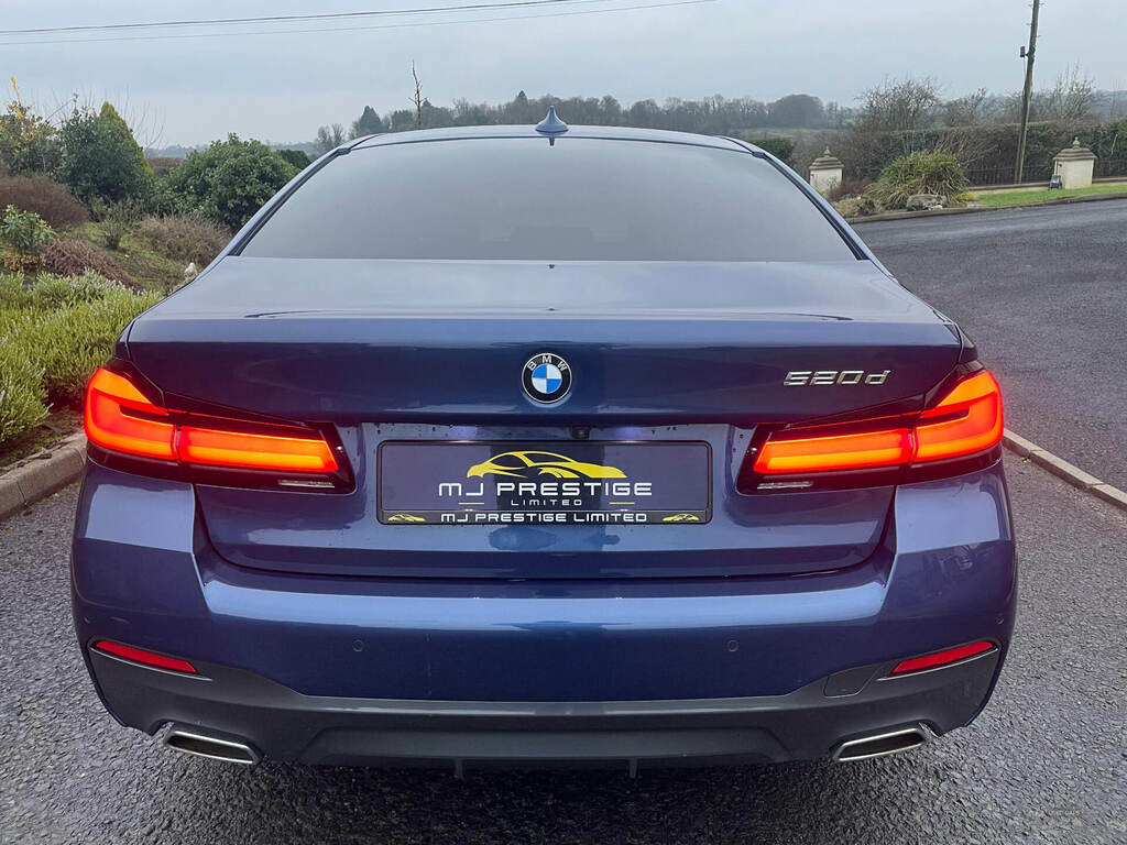 BMW 5 Series 520D Mht M Sport Step LB71GKK Blue #6