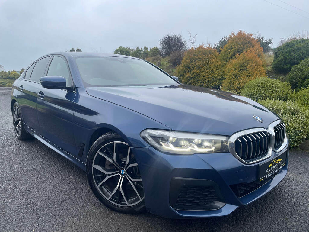 BMW 5 Series 520D Mht M Sport Step LB71GKK Blue #2