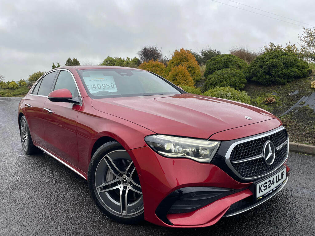 Mercedes-Benz E Class E220d Amg Line Advanced 9G-tronic Red